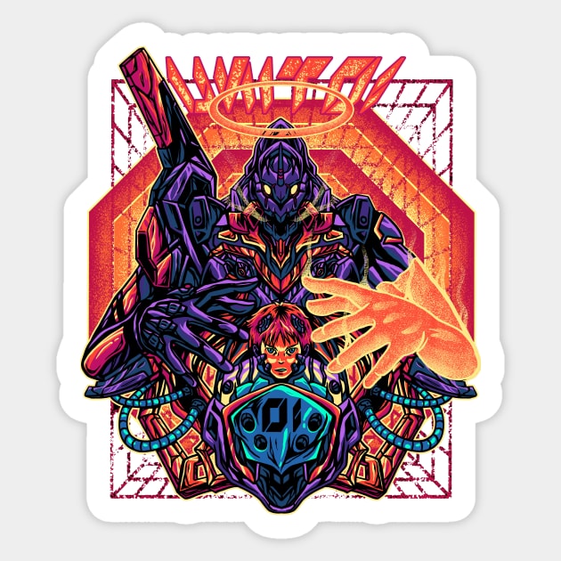 UNIT01 BERSERKER Sticker by UrifGraphic